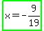 highlight_green%28x=-9%2F19%29