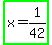 highlight_green%28x=1%2F42%29