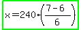 highlight_green%28x=240%28%287-6%29%2F6%29%29