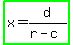 highlight_green%28x=d%2F%28r-c%29%29
