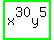 highlight_green%28x%5E30y%5E5%29