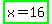 highlight_green%28x+=++16%29