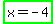 highlight_green%28x+=+-4%29