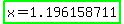 highlight_green%28x+=+1.196158711%29