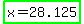 highlight_green%28x+=+28.125%29