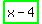 highlight_green%28x+-+4%29