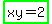 highlight_green%28xy+=+2%29