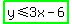 highlight_green%28y%3C=3x-6%29