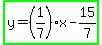 highlight_green%28y=%281%2F7%29x+-+15%2F7%29