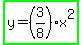 highlight_green%28y=%283%2F8%29x%5E2%29