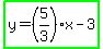 highlight_green%28y=%285%2F3%29x-3%29