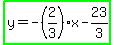 highlight_green%28y=-%282%2F3%29x-23%2F3%29