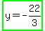 highlight_green%28y=-22%2F3%29