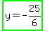highlight_green%28y=-25%2F6%29