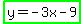 highlight_green%28y=-3x-9%29