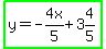 highlight_green%28y=-4x%2F5%2B3%264%2F5%29