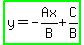 highlight_green%28y=-Ax%2FB%2BC%2FB%29