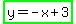 highlight_green%28y=-x%2B3%29
