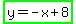 highlight_green%28y=-x%2B8%29