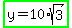 highlight_green%28y=10%2Asqrt%283%29%29