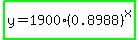 highlight_green%28y=1900%280.8988%29%5Ex%29