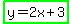 highlight_green%28y=2x%2B3%29