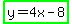 highlight_green%28y=4x-8%29