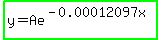 highlight_green%28y=Ae%5E%28-0.00012097x%29%29