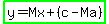 highlight_green%28y=Mx%2B%28c-Ma%29%29