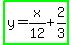 highlight_green%28y=x%2F12%2B2%2F3%29