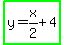 highlight_green%28y=x%2F2%2B4%29