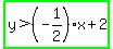 highlight_green%28y%3E%28-1%2F2%29x%2B2%29