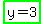 highlight_green%28y+=+3%29
