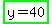 highlight_green%28y+=+40%29
