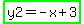 highlight_green%28y2=-x%2B3%29