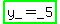 highlight_green%28y_=_5%29