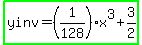 highlight_green%28yinv=%281%2F128%29%2Ax%5E3%2B3%2F2%29