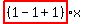 highlight_red%28+%281-1%2B1%29+%29%2Ax