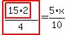 highlight_red%28+%28highlight_red%28+15%2A2+%29%29%2F4+%29=5%2Ax%2F10