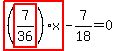highlight_red%28+%28highlight_red%28+7%2F36+%29%29%2Ax+%29-7%2F18=0