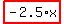 highlight_red%28+-2.5%2Ax+%29