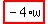 highlight_red%28+-4%2Aw+%29