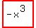 highlight_red%28+-x%5E%283%29+%29
