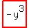 highlight_red%28+-y%5E3+%29