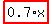 highlight_red%28+0.7%2Ax+%29