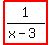 highlight_red%28+1%2F%28x-3%29+%29