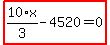 highlight_red%28+10%2F3%2Ax-4520=0+%29