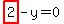 highlight_red%28+2+%29-y=0