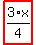 highlight_red%28+3%2F4%2Ax+%29