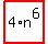 highlight_red%28+4%2An%5E6+%29